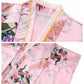 Cutey May Japanese Traditional Dress For Girls Costume Kimono For Kids Set (Pink, 8-9Years(140Cm))