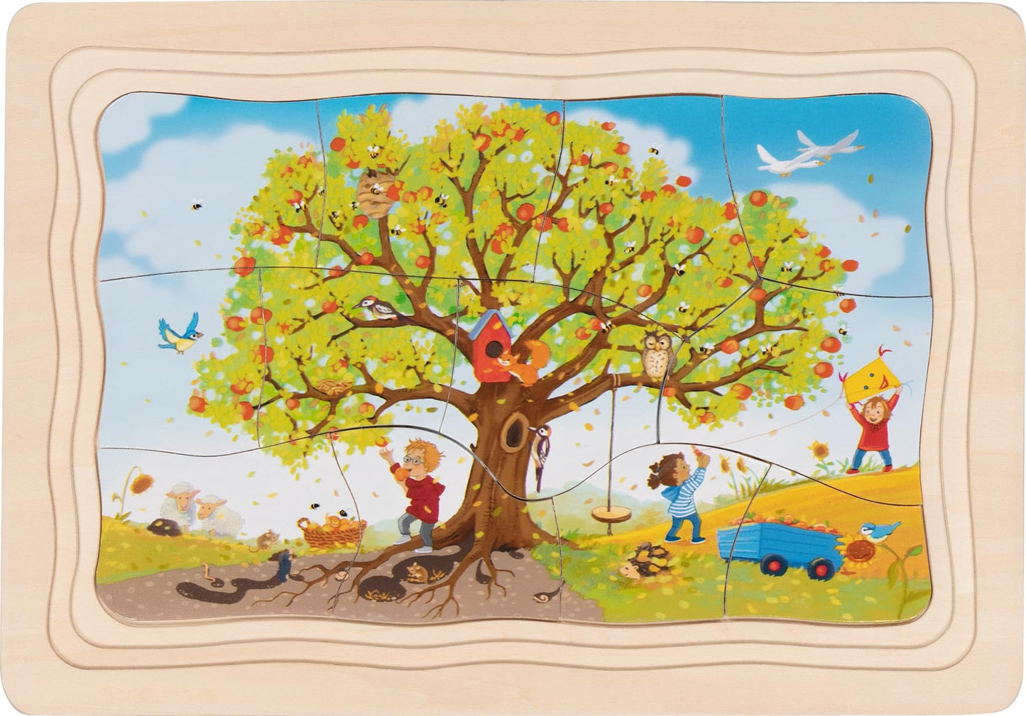 Schichtenpuzzle Apfelbaum, Per St