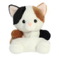 Aurora Adorable Palm Pals Peebs Calico Cat Stuffed Animal - Pocket-Sized Play - Collectable Fun - White 5 Inches