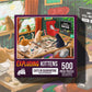 Cats In Quarantine Jigsaw Puzzle By Exploding Kittens - 500 Pieces, Ideal For Adults, Teens, And Kids - A Funny And Artistic Cat-Themed Puzzle
