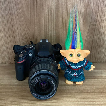 Lucky Troll Dolls,Cute Vintage Troll Dolls Chromatic Adorable For Collections, School Project, Arts And Crafts, Party Favors With Wool Clothes. (Green)