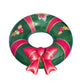 Swimline Christmas Wreath Inflatable Pool Ring, Multi, One Size