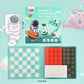 Checkers Board Game For Kids 4-12, 2 In 1 Magnetic Checkers And Tic-Tac-Toe Sets Travel Toys Travel Games, Ideal Gifts For Young Kids 4 5 6 7 8 9