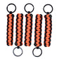 BubbasGarageTv - Large Heavy Duty Paracord Zipper Pulls (Neon Orange