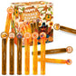 42Pcs Thanksgiving Bubble Wands, Mini Bubble Wands For Fall Party Favors, Autumn Gift Toys For Girls Boys Kids Toddler Adults, Party Bag Stuffers Goodie Bag Filler, Friendsgiving Classroom Prizes