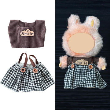 Doll Clothes - Compatible with LBB 5.91-6.7inch(15-17cm) Dolls as Accessories Only  enhanced Dolls Outfit with Accessories  Hand Crocheted Hat  Sweaters  Bag 14