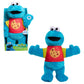 Just Play Sesame Street Cookie Monster Plushie, 13-inch, Blue, Fabric, Model 57652, Kids Toy for Ages 18 Months
