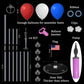Zjdhpty Red White And Blue Balloon Stand Centerpiece Table Decorations For 4Th Of July Father'S Day Graduation Birthday Party De