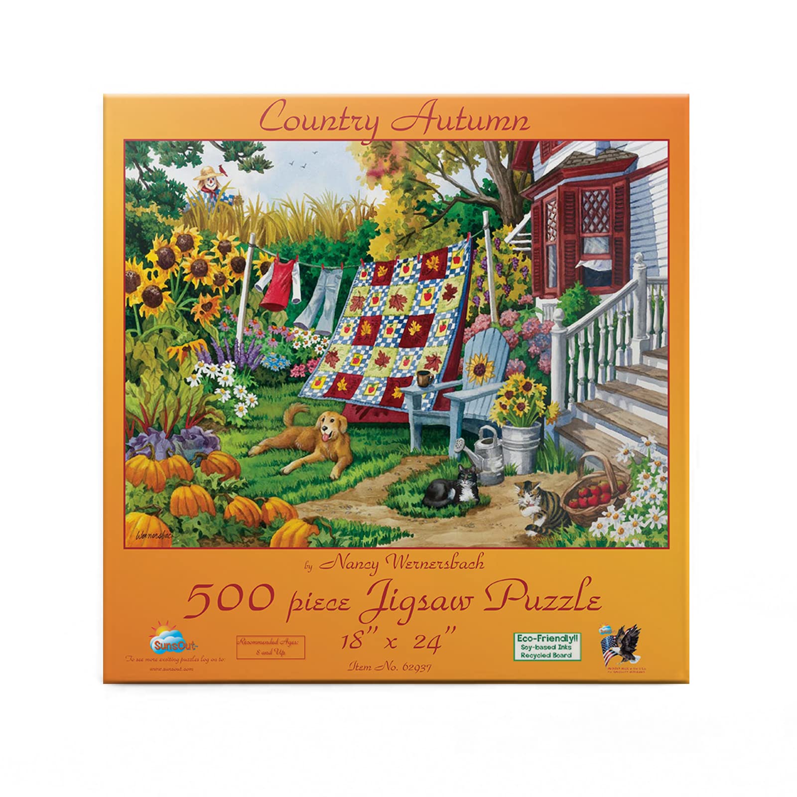 Country Autumn 500 pc Jigsaw Puzzle
