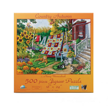 Country Autumn 500 pc Jigsaw Puzzle