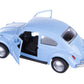 Berry President 1/32 Scale Diecast VW Beetle Car Toy - Sky Blue Alloy Model for Kids & Gifts