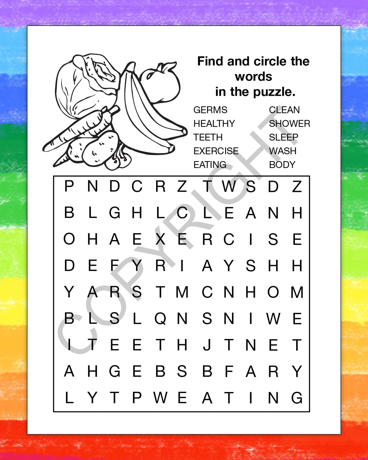 ZOCO - Practice Healthy Habits Coloring Books for Kids (50 Bulk Pack, Without Crayons) - Hygiene, Exercise & Nutrition Activitie