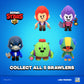 P.M.I. Brawl Stars Action Figures | Official Supercell Toys | Playable Mini Figures Bo And Crow | Licensed Gift For Gamers | Art