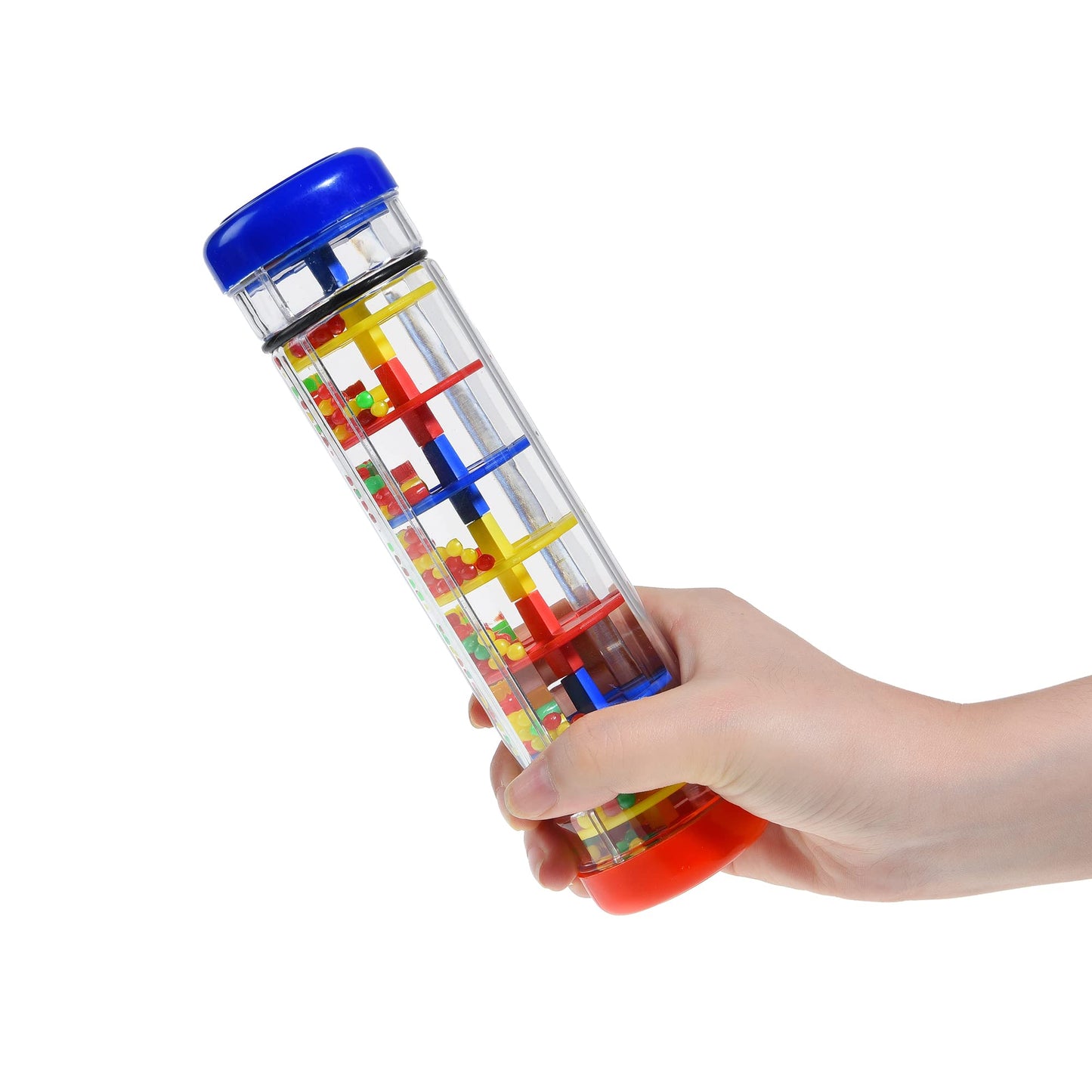 2 Pack Rainmaker Rain Stick Toy, 8 Inch Rainstick Musical Instrument For Babies Toddlers And Kids, Sensory Developmental Shaker