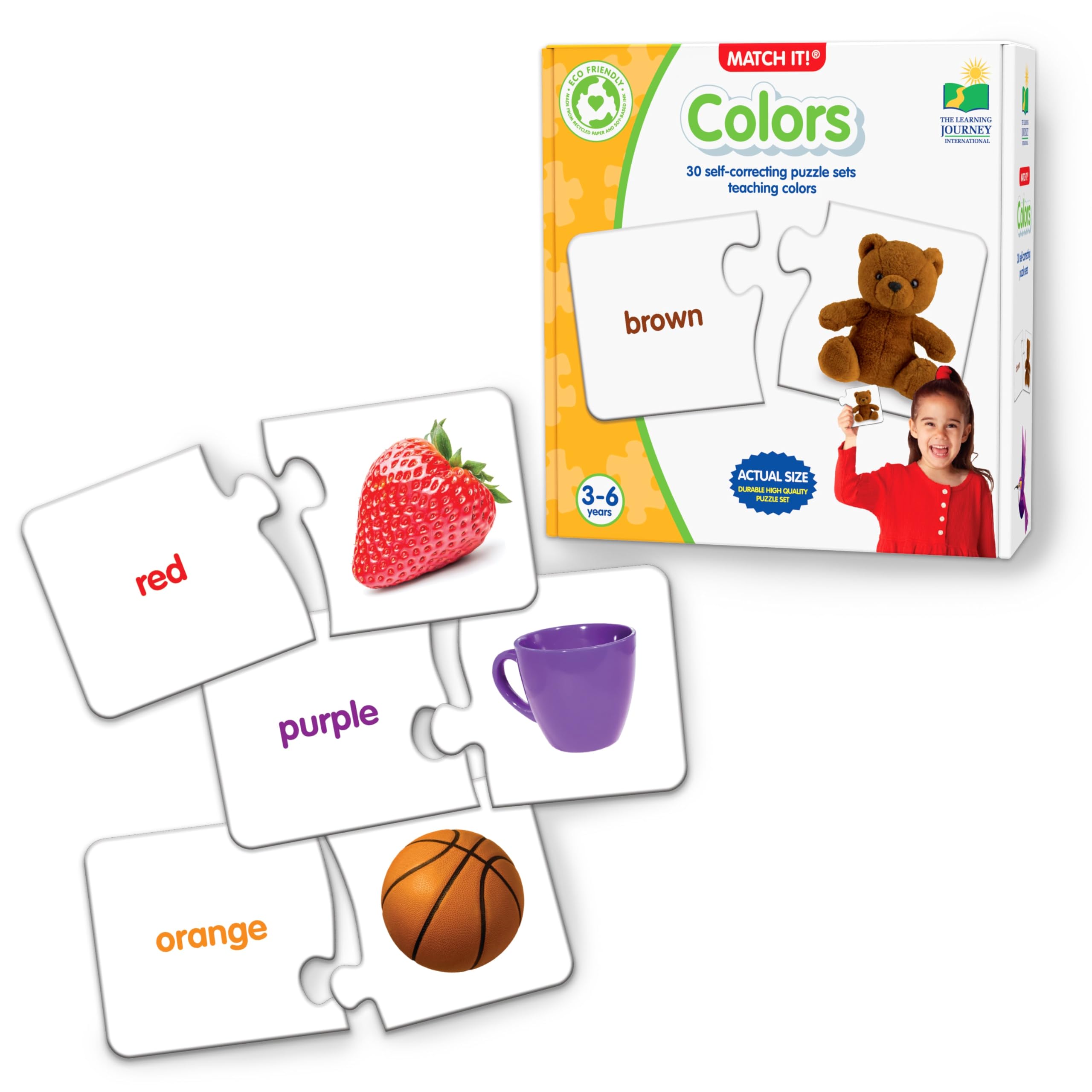 The Learning Journey: Match It! - Colors - 30 Piece Self-Correcting ...