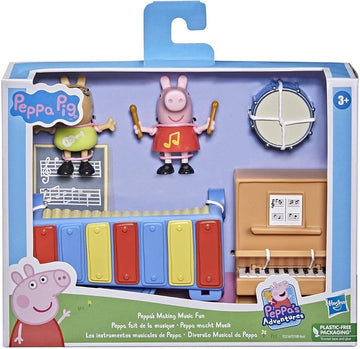 Peppa Pig Peppa'S Adventures Peppa'S Making Music Fun Preschool Toy, With 2 Figures And 3 Accessories, Ages 3 And Up