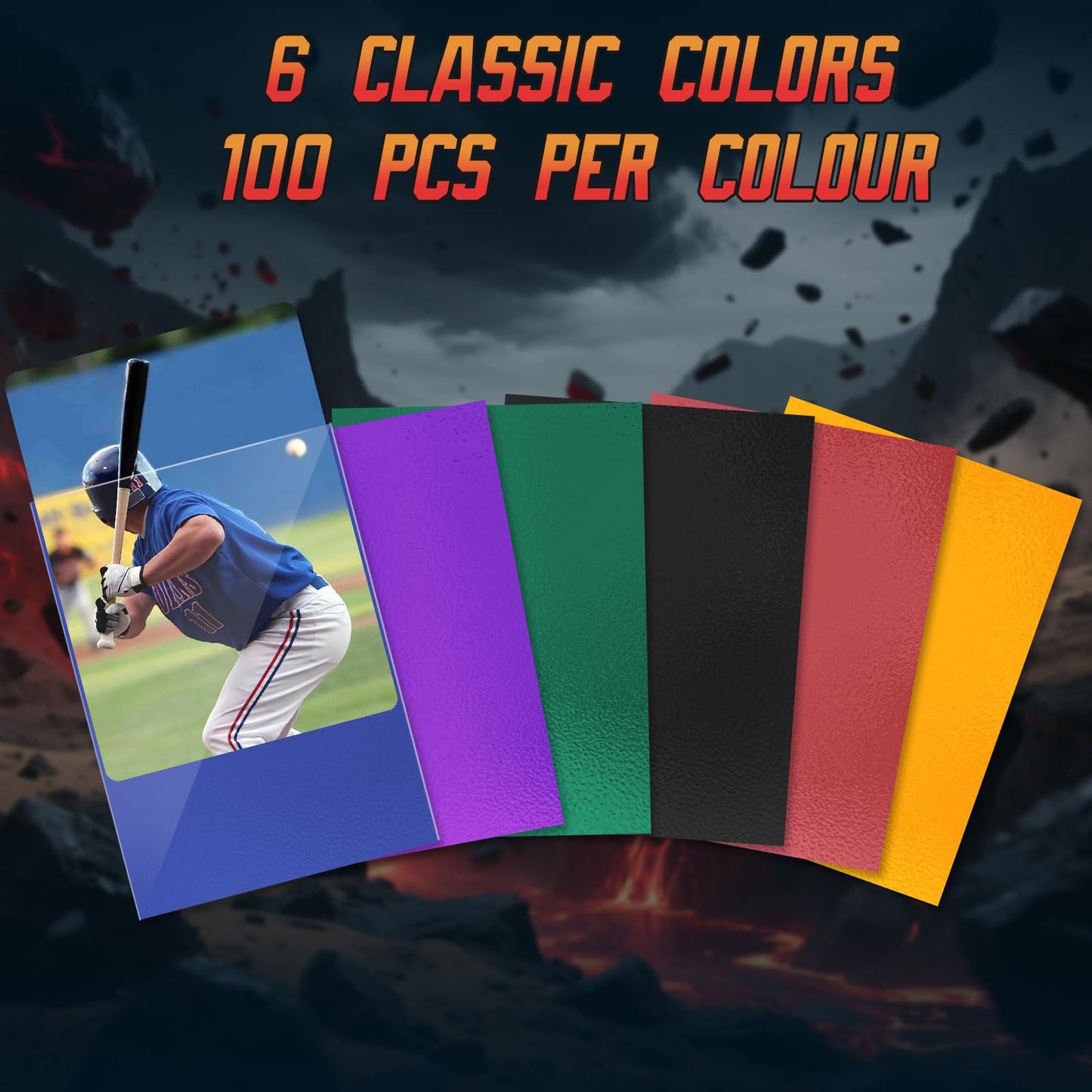 600ct Matte Card Sleeves - enhanced Card Protectors for Trading Cards  MTG  TCG Magic  and Collectible Card Games - Soft Touch Finish for Smooth Shuffling and Handling