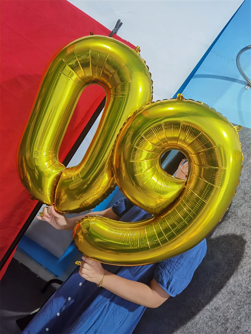 32 Inch Gold Number 7 Balloons Foil Ballon Digital Birthday Party Decoration Supplies (Gold Number 7 Balloon)