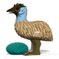Eugy Emu 3D Puzzle, 25 Piece Eco-Friendly Educational Toy Puzzles For Boys, Girls & Kids Ages 6+