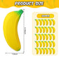 Civaner 30 Pcs Banana Stress Toys Stretchy Banana Stress Relief Toys Fidget Anxiety Relief Squeeze Balls Bulk Mini Party Favors Tiny Squeeze Party Supplies For Kids Adults(Yellow)