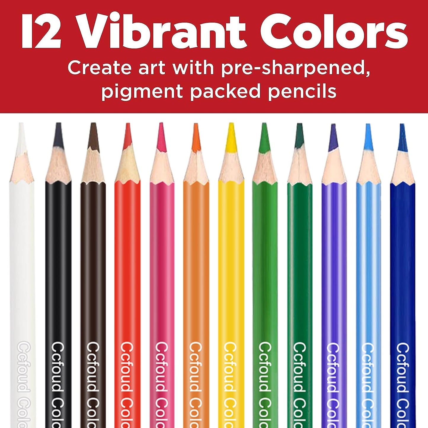 Ccfoud Colored Pencils Bulk,36 Packs Of 12 Count,Colored Pencils Set,Coloring Pencils 432 Count,Bulk School Supplies For Teacher
