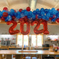 Number Balloon 40 Inch Red Birthday Decorations, Number 2 Balloon 12 21 22 23 25 26 28 29 Birthday Party Decorations For New Yea
