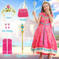 Itvti Princess Arabian Costume For Little Girls Kids Jasmine Dress Up Halloween Party Outfit, 2-3 Years