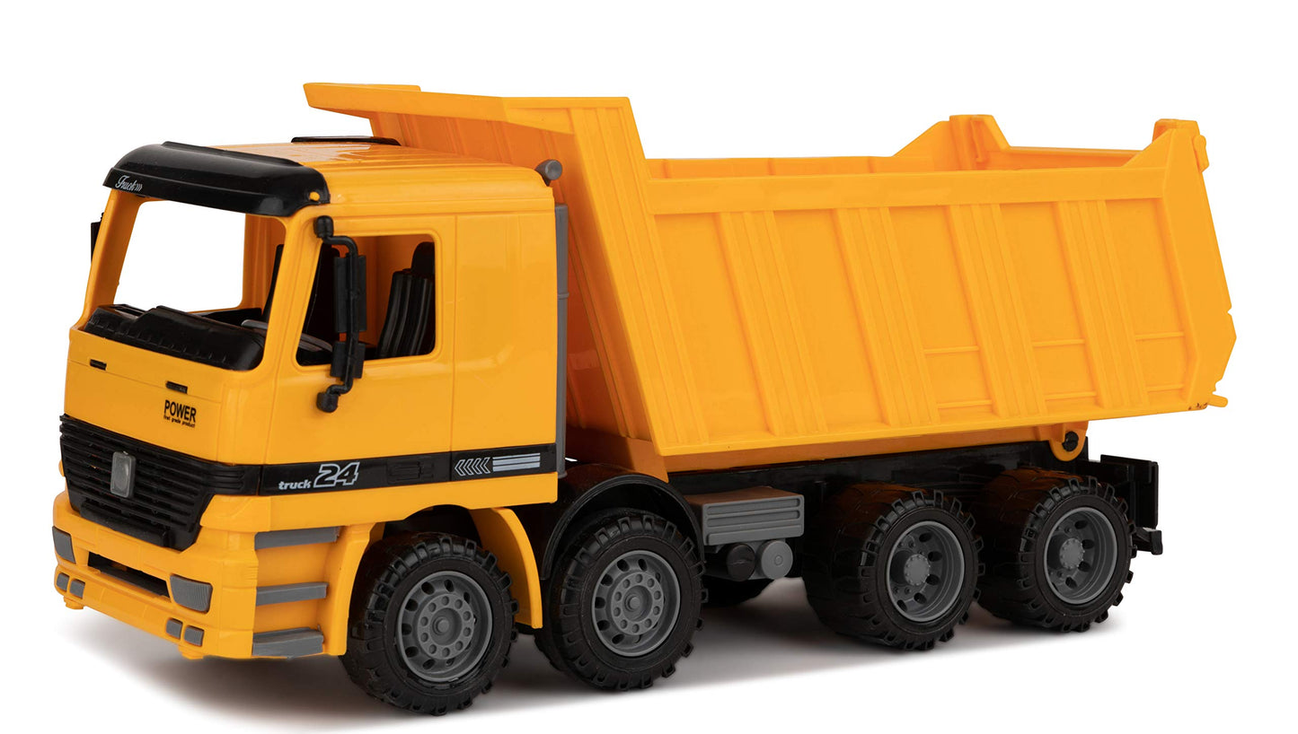 Toy To Enjoy Construction Toy Set - Excavator & Dump Truck, Moveable Claw, Yellow, Model 796752031743
