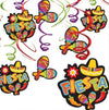 Cinco De Mayo Fiesta Hanging Foil Swirls Value Pack | Party Decoration