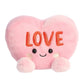 Aurora Adorable Palm Pals Candy Heart Love Stuffed Animal - Pocket-Sized Fun - On-The-Go Play - Pink 5 Inches