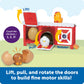 Learning Resources Peeksville Hide & Cheep Chicken Coop, Farm Toys, Barn Toys, Toddler Learning Toys, Kids Easter Gifts, Ages 18