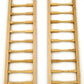 Sxfse Dollhouse Decoration Accessories,Miniature Fence Handrail 1:12 Mini Dollhouse Fence Cute House Mini Fence (Beige, 2 Pcs)