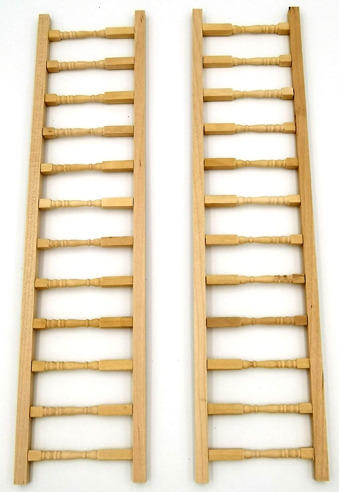 Sxfse Dollhouse Decoration Accessories,Miniature Fence Handrail 1:12 Mini Dollhouse Fence Cute House Mini Fence (Beige, 2 Pcs)