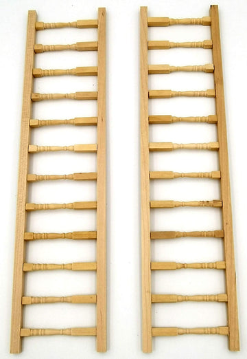 Sxfse Dollhouse Decoration Accessories,Miniature Fence Handrail 1:12 Mini Dollhouse Fence Cute House Mini Fence (Beige, 2 Pcs)