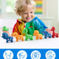 Coogam Abc Letters Matching Game, 26Pcs Alphabet Fine Motor Skill Color Shape Recoginition Preschool Educational Montessori Learning Toys For 2 3 4 Years Old Toddlers