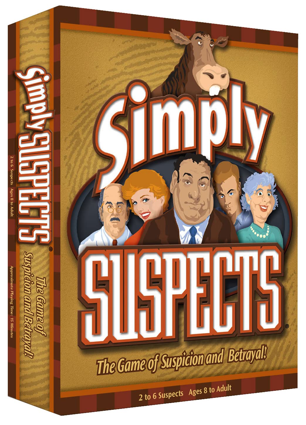 SPY ALLEY Simply Suspects Strategy Board Game - Multicolor Cardboard, Model 4099317