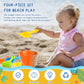 Didaey 24 Sets Colorful Sand Pails and Shovels Toy 5 Inch Beach Pails and Sand Shovels for Boys and Girls Tool Summer Beach Them