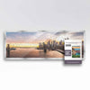 13X39 Puzzle Frame Kit With Glue Sheets | Silver Modern Picture Frame | Real Wood With Uv Resistant Acrylic Front | Made To Pres