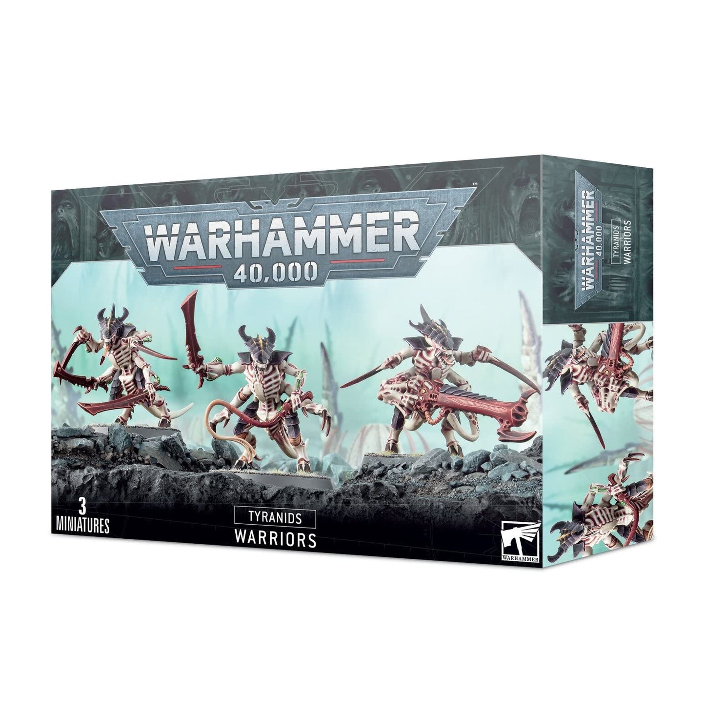 Games Workshop Warhammer 40k Tyranids Warriors - One Size Multicolor Plastic Model 99120106058