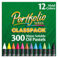 Crayola Oil Pastels Classpack, School Supplies, Water Soluble, 12 Assorted Colors, 300Count