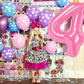 40 Inch Number Balloon 8, Pink Foil Balloons 8 Big Balloon, 8Th Pink Party Supplies, 8 18 80 Birthday Balloons For Woman Girl,We