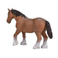 Mojo Clydesdale Realistic Equestrian Horse Club Hand Painted Toy Figurine