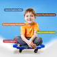 Gse Games & Sports Expert Green Indoor Scooter Board With Handles, Gym Floor Scooters For Kids, Recess Toys, Pe Equipment For El