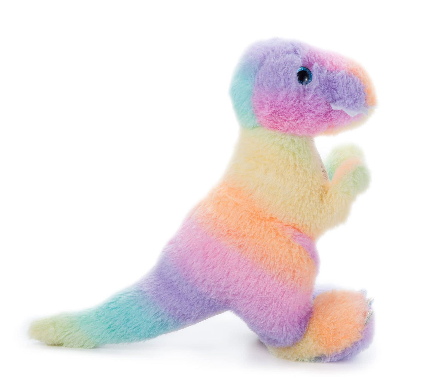 The Petting Zoo T-Rex Stuffed Animal Plush Toy, 12 inch, Multi, Made from Recycled Materials, Model 421802