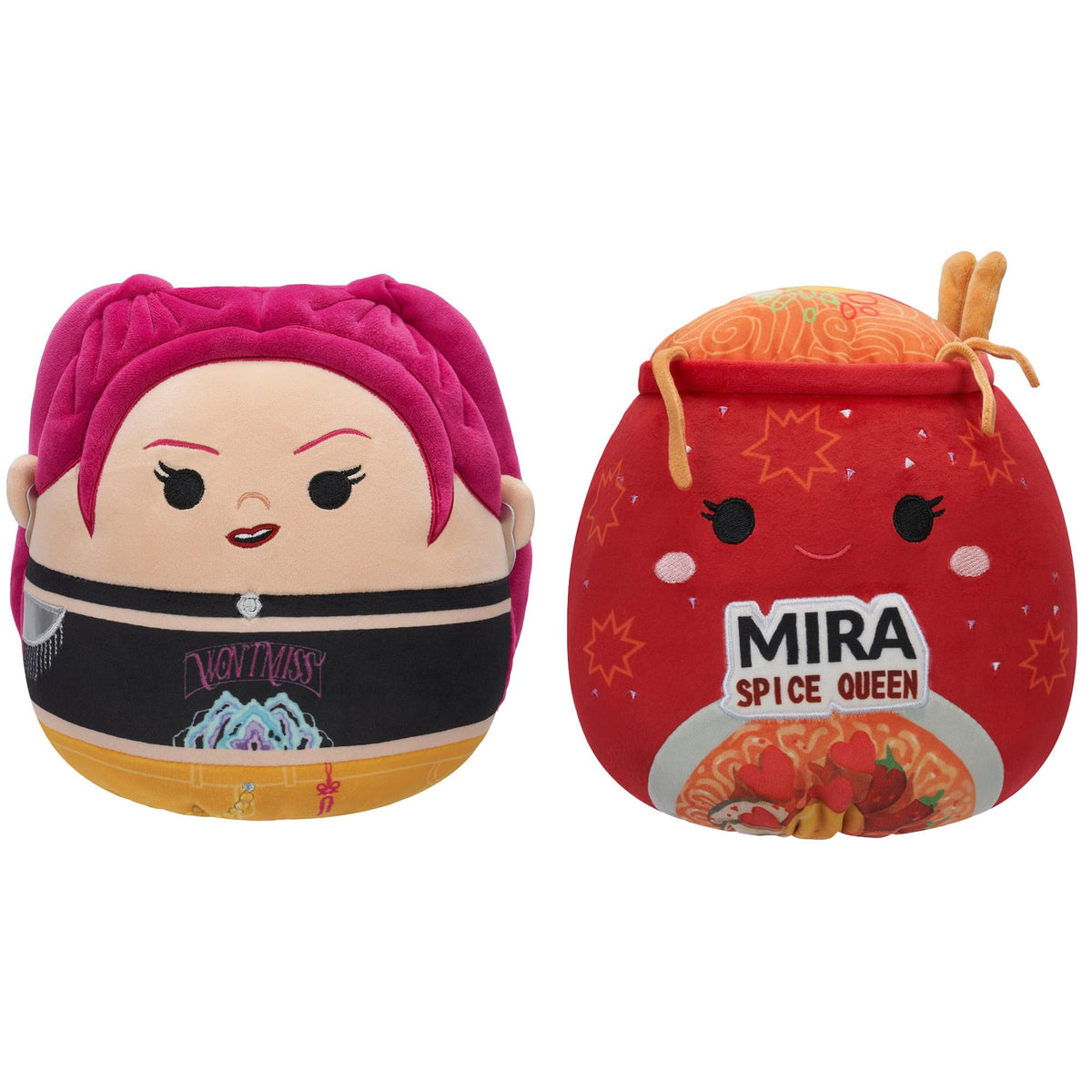 Squishmallows Kpop Demon Hunters FlipAMallows 2in1 Mira/Ramen 8in Plush