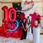 40 Inch Red 10 Number Balloons Giant 10 Balloons Red Birthday 10 Balloons 10Th Birthday Anniversary Events Party Decorations Sup