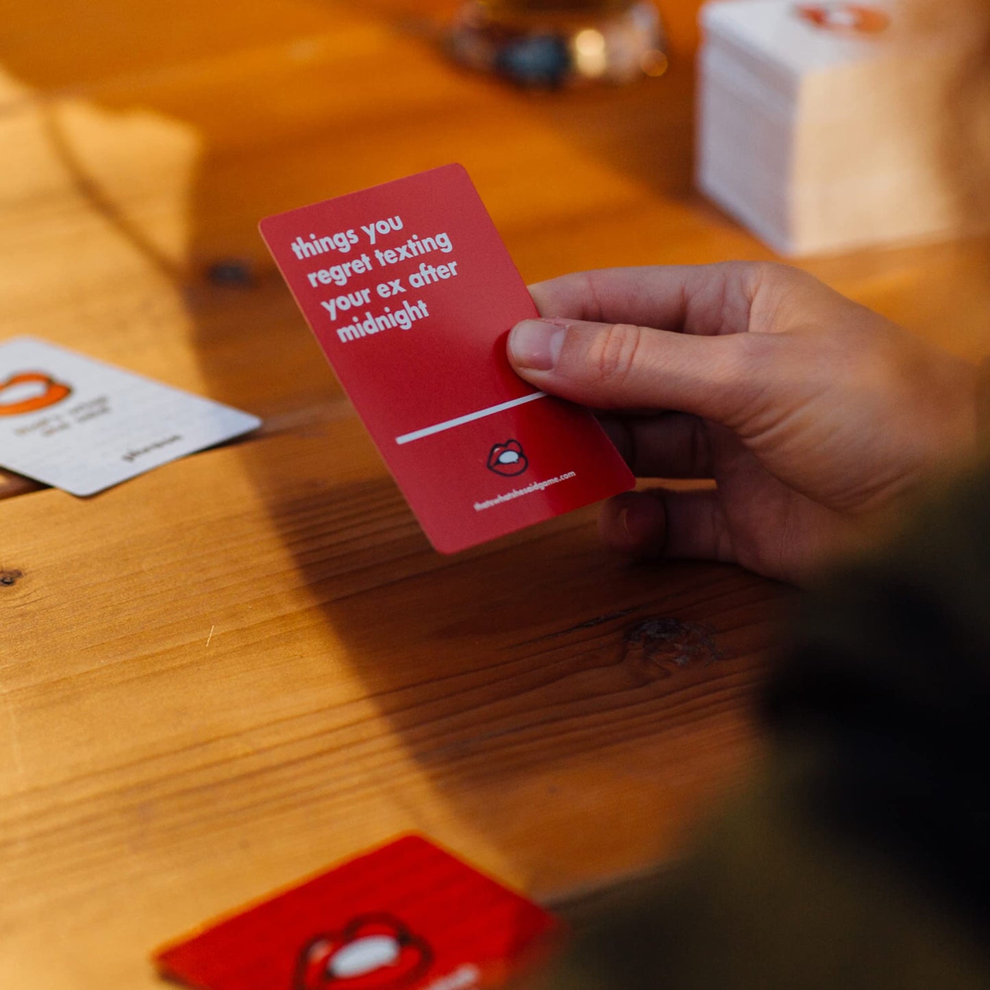 That's What She Said Game - Hilariously Twisted Party Game for Ages 17+ - White/Red - Model 91537 - Fun Paper Game