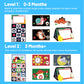 Baby Mirror Tummy Time Toys, Infant Safe Baby Play Mat With Teether For Newborn 0-3-6-12 Months Old Boys,Girls, Brain Development Montessori For Crib, Floor, Car, Sensory Crinkle Soft Books Attachment