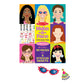 Melissa & Doug Make-a-Face Sticker Pad - Fashion Faces, 20 Faces, 5 Sticker Sheets - FSC Certified