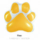 Cymylar 3 Pcs 25 * 28 Inch Yellow White Dog Paw Balloon Blueyi Foil Balloons/Blueyi Birthday Party Supplies Balloons/Baby Shower